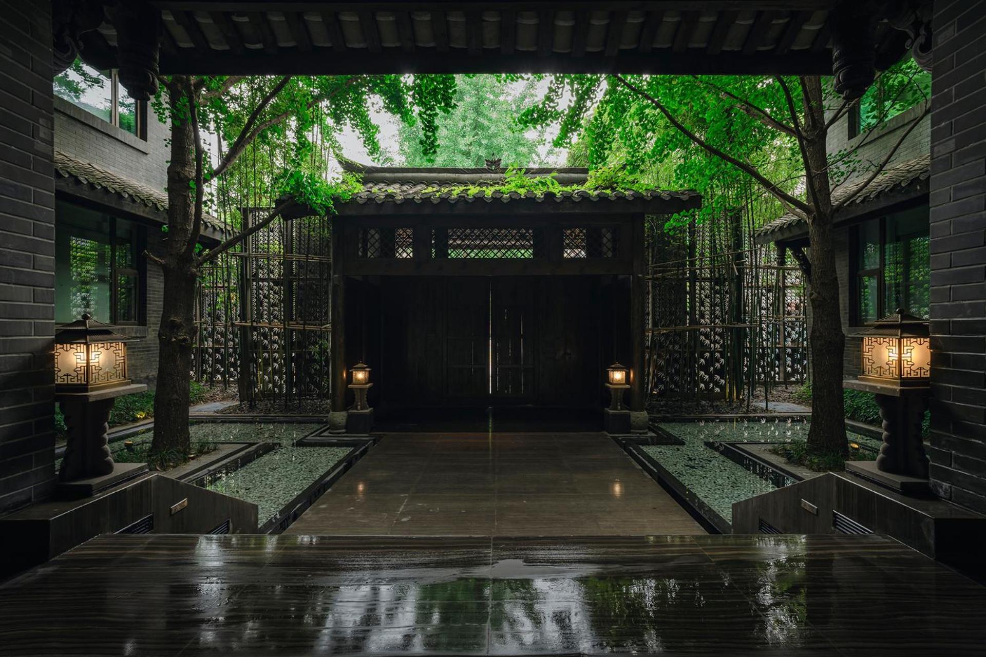 Guanyin Yiyuntai Hotel Chengdu Exterior foto